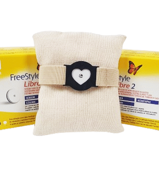 Opaska na Sensor Libre 2- Serduszko - Beżowa