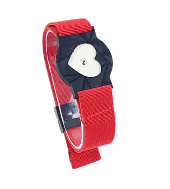 Opaska na Sensor Libre 2- Serduszko - Czerwona - obrazek 3