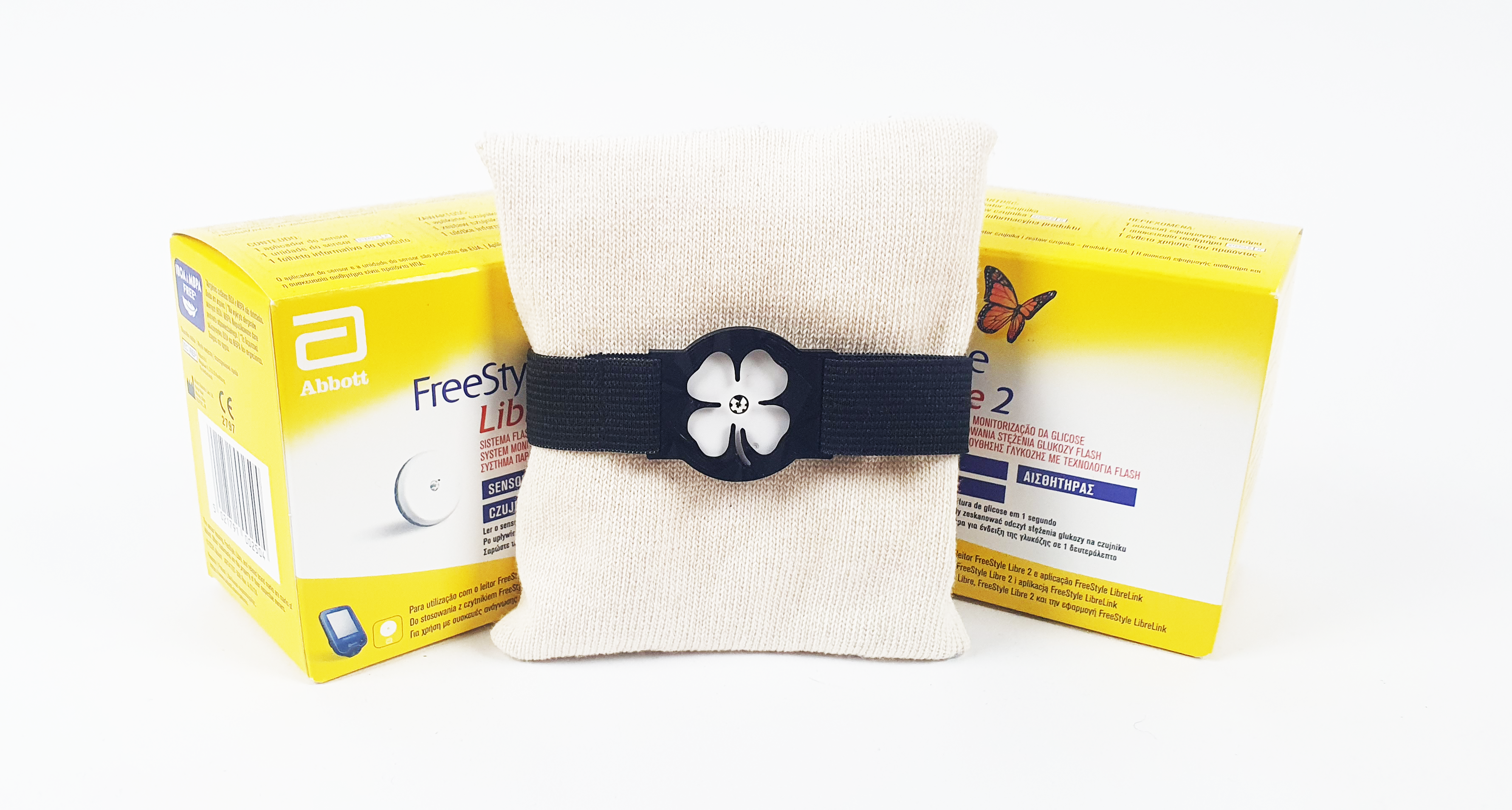 Opaska na Sensor Libre 2- Koniczyna - Czarna