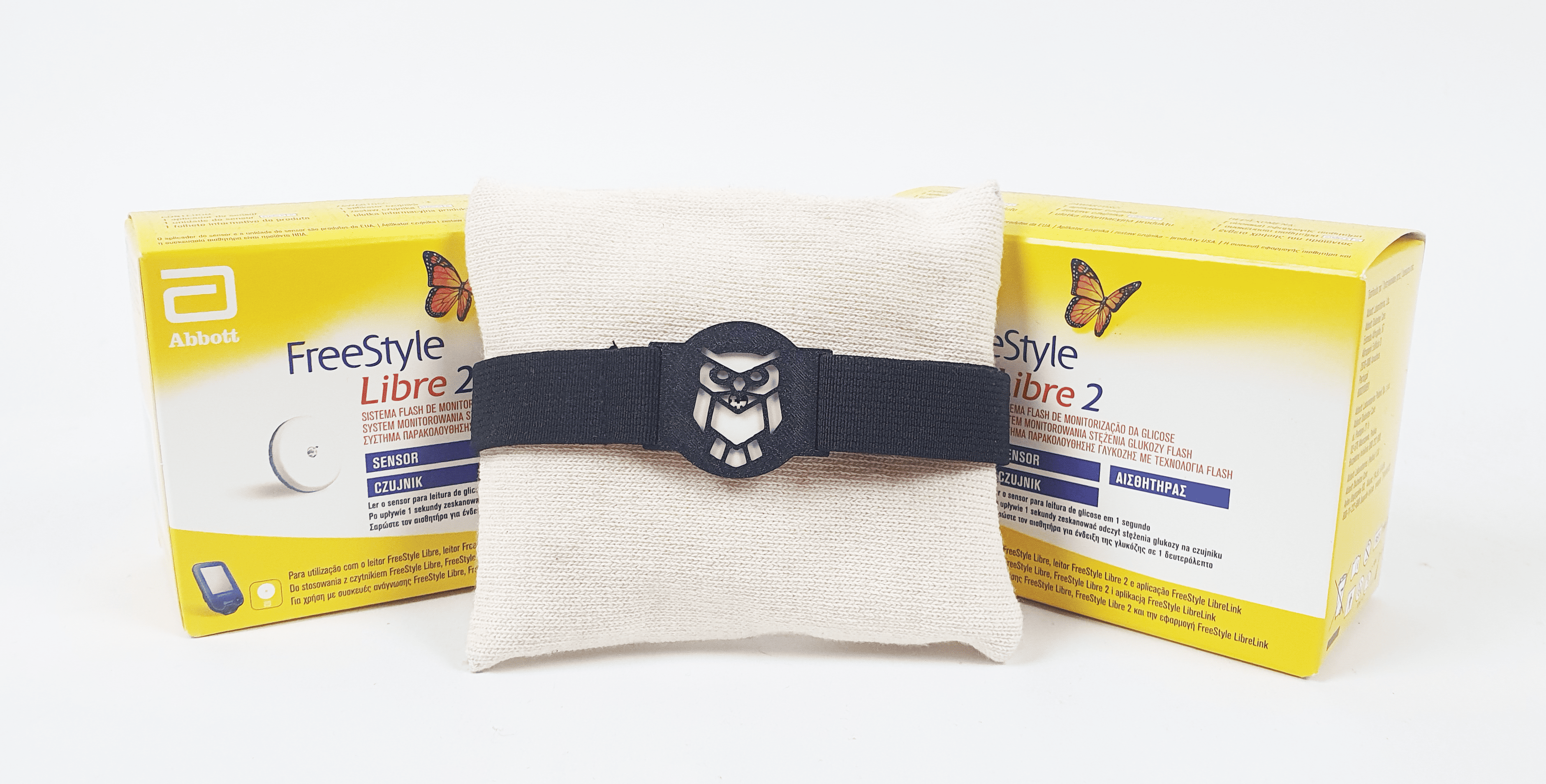 Opaska na Sensor Libre 2 - Sowa - Czarna