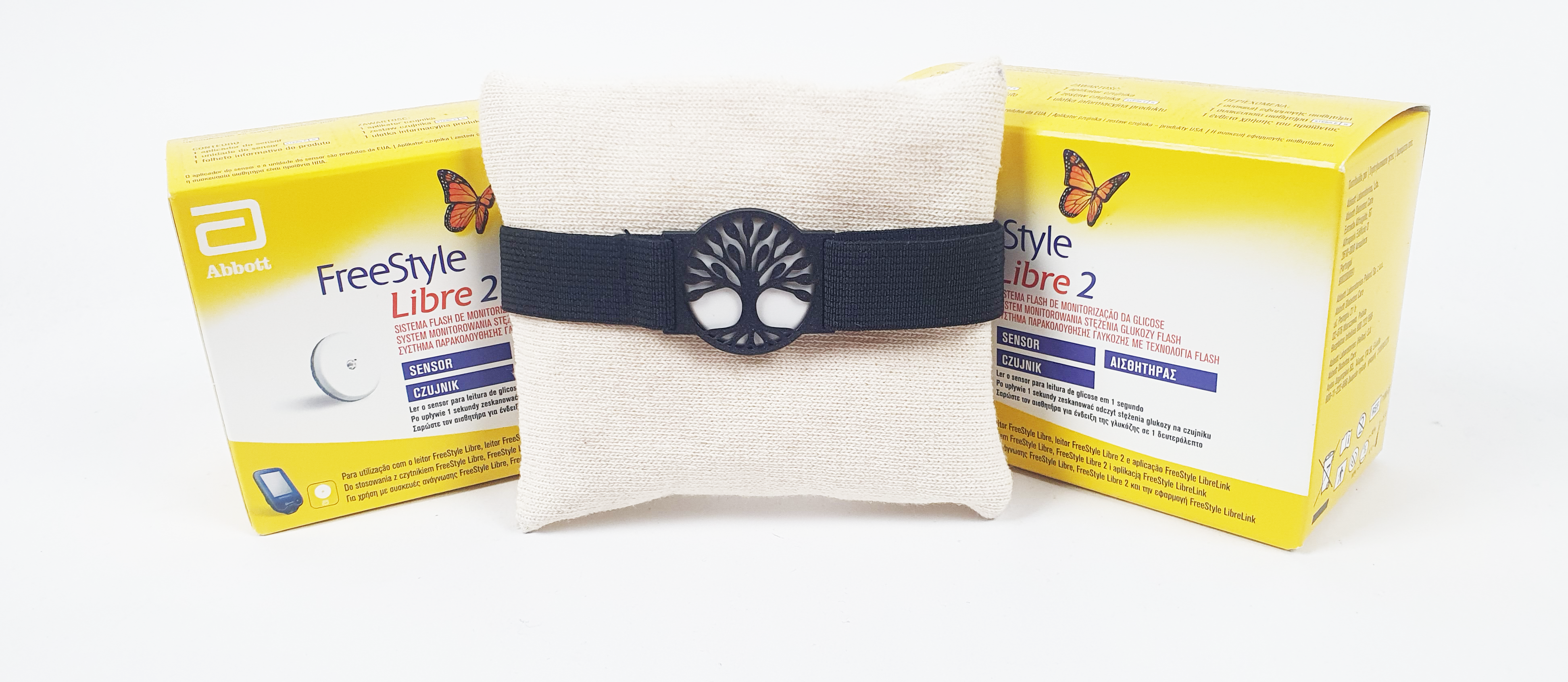 Opaska na Sensor Libre 2- Drzewko Szczęścia - Czarne